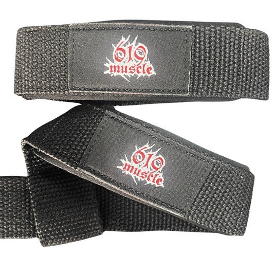 619 Muscle Lifting Straps Black