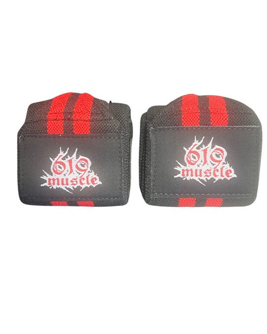 619 Muscle Wrist Wrap Black/Red
